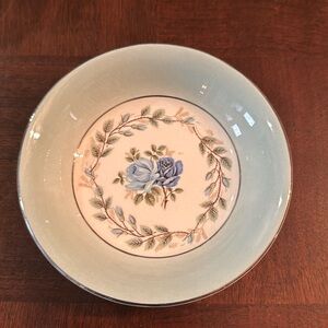 Barratt's Delphatic White Tableware England Blue Floral Plate Dish 5" Sm…